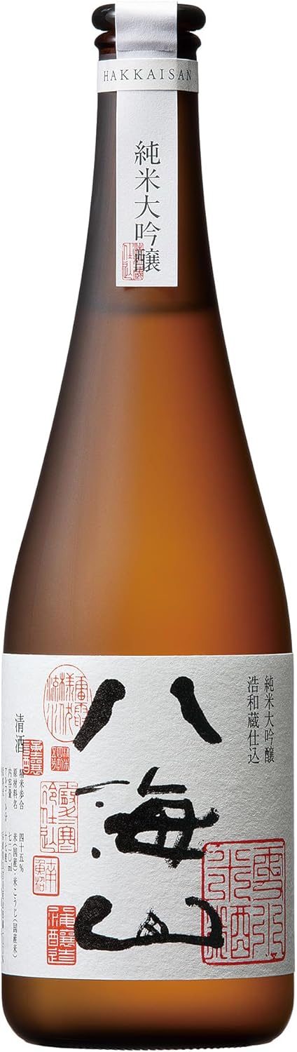 하카이상 준마이다이긴죠 히로와조 720ml 전용 카톤 포함<br><small>八海山 純米大吟醸 浩和蔵仕込</small>