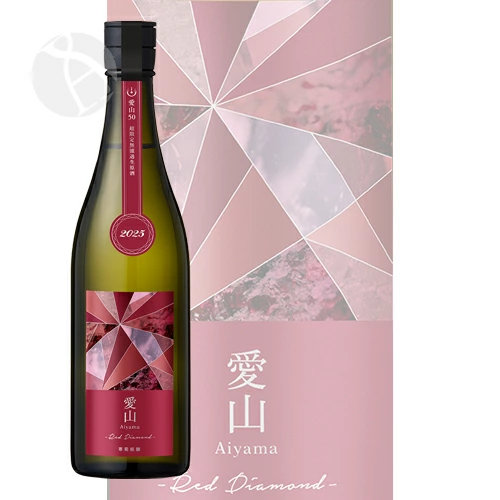 관세포함】칸기쿠 덴쇼키쿠 준마이다이긴죠 아이잔 50 Red Diamond 오리가라미 무여과 생원주 720ml<br><small>寒菊 純米大吟醸 愛山50 Red Diamond 無濾過生原酒 720ml</small>-사케직구,사케구매대행,사케공구