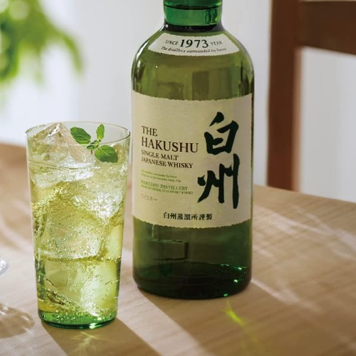 관세포함 ] サントリー 100周年ラベル 白州 NV シングルモルト ウイスキー43％ 700ml<br><small>산토리 100주년 라벨 하쿠슈(백주) NV 싱글 몰트 위스키 43% 700ml</small>