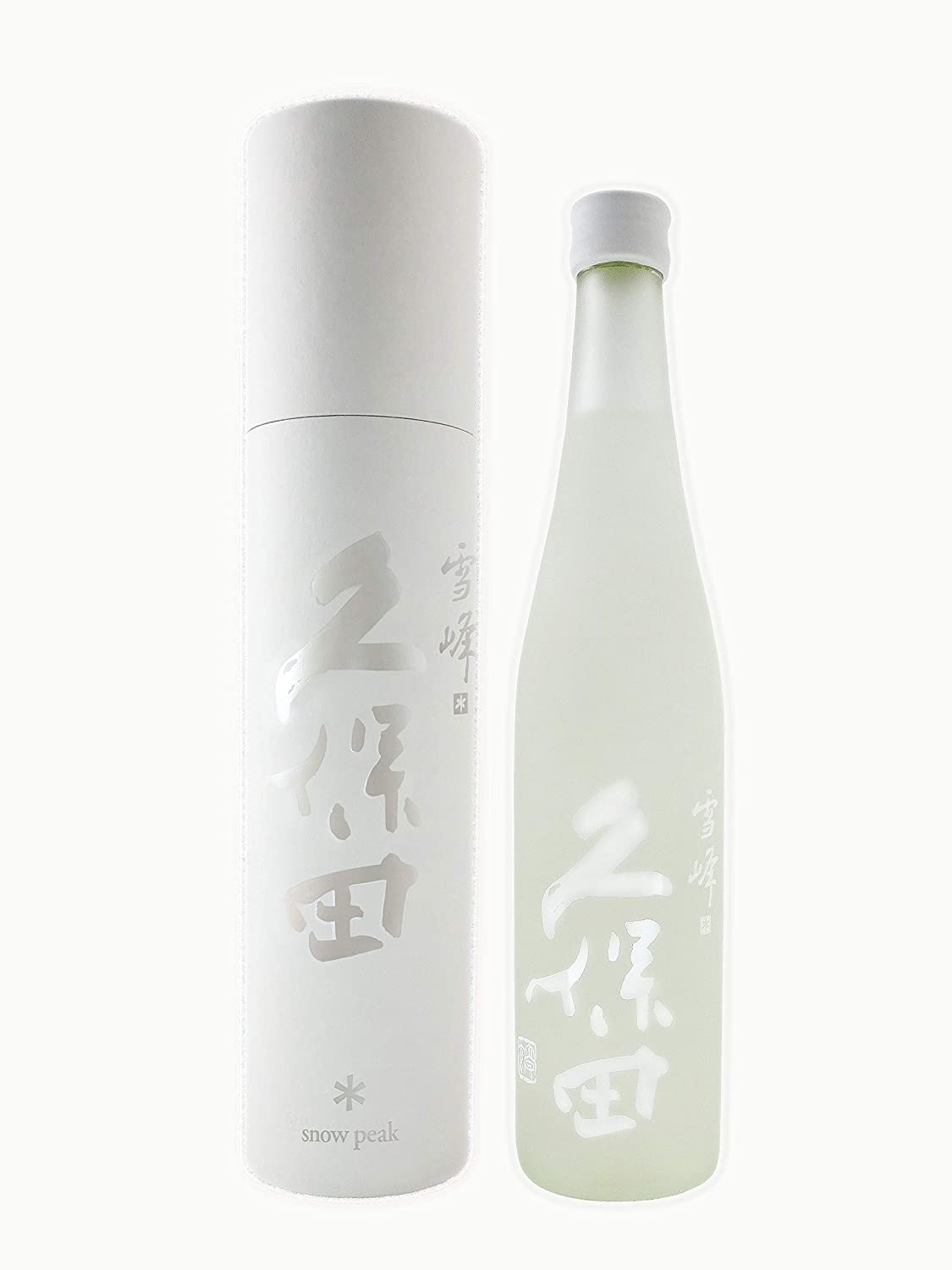 쿠보타 화이트&블랙 사케상자 시음묶음 500ml X 2종 <br><small> 久保田 雪峰 (せっぽう) 純米大吟醸 山廃仕込み 500ml + 爽醸 久保田 雪峰 純米大吟醸 500ml </small>