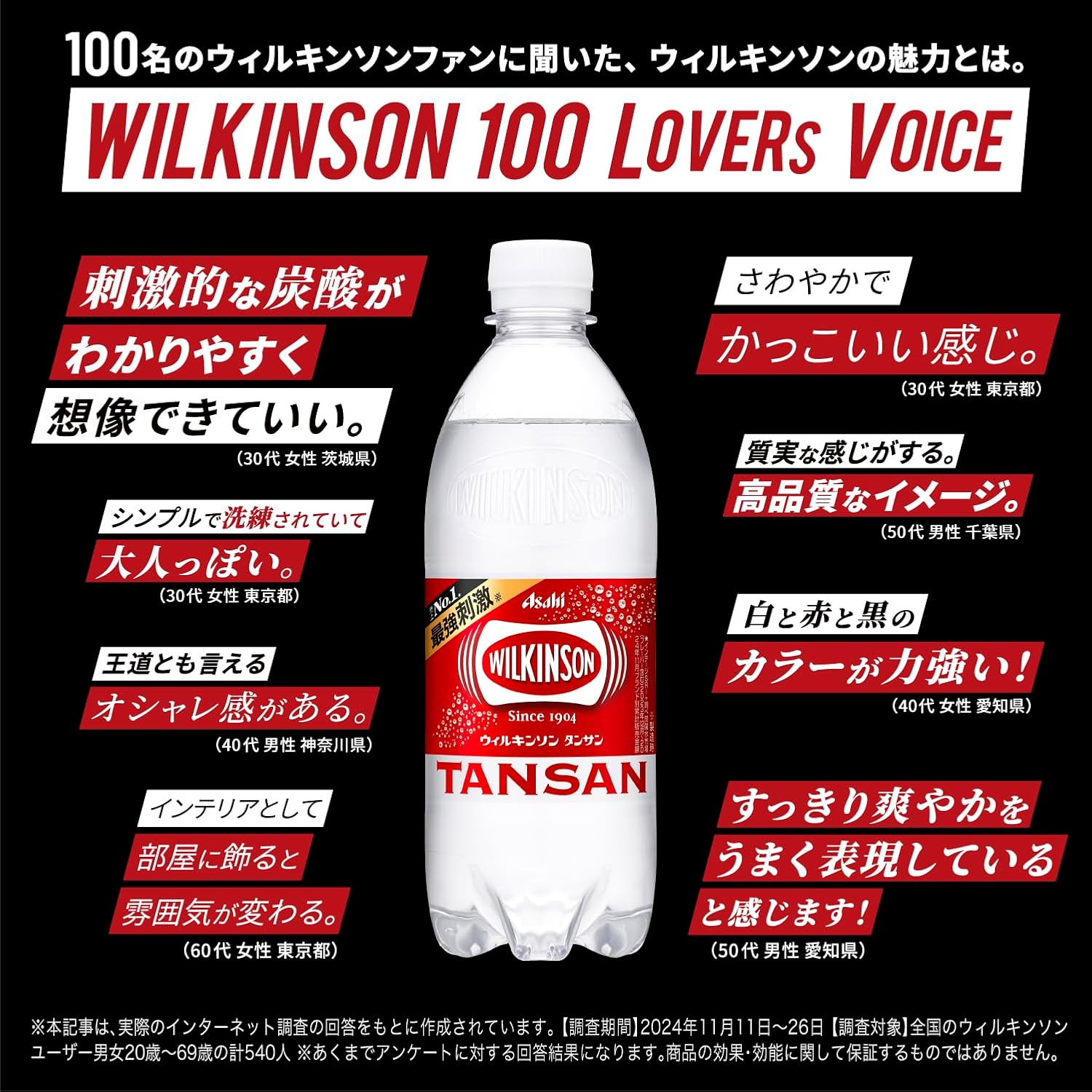 윌킨슨 아사히 음료 탄산 500ml×6개<br><small>ウィルキンソン アサヒ飲料 タンサン 500ml×6本</small>