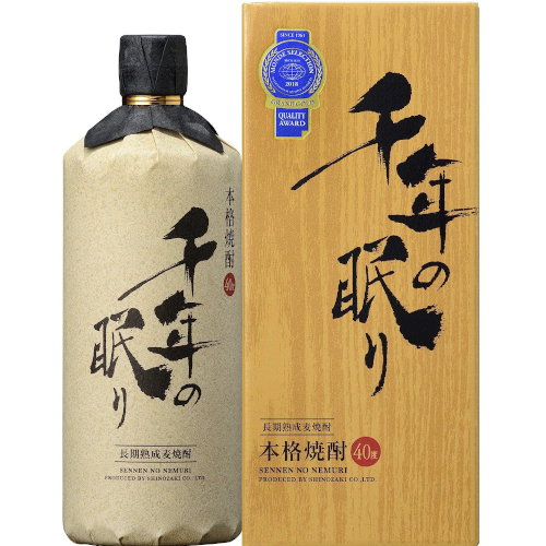 천년의 수면 보리 소주 40도 720ml<br><small>千年の眠り 麦  焼酎 40度 720ml</small>