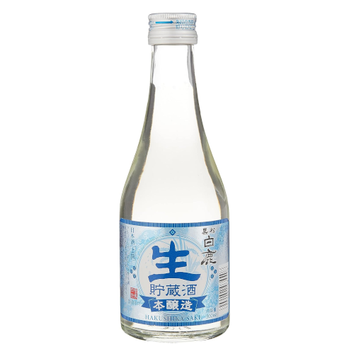 요청사케】가미가미 쿠로마츠 시라카 혼양조 생저장주 300ml X 10병<br><small>上撰 黒松白鹿 本醸造 生貯蔵酒 300ml  X 10本</small>