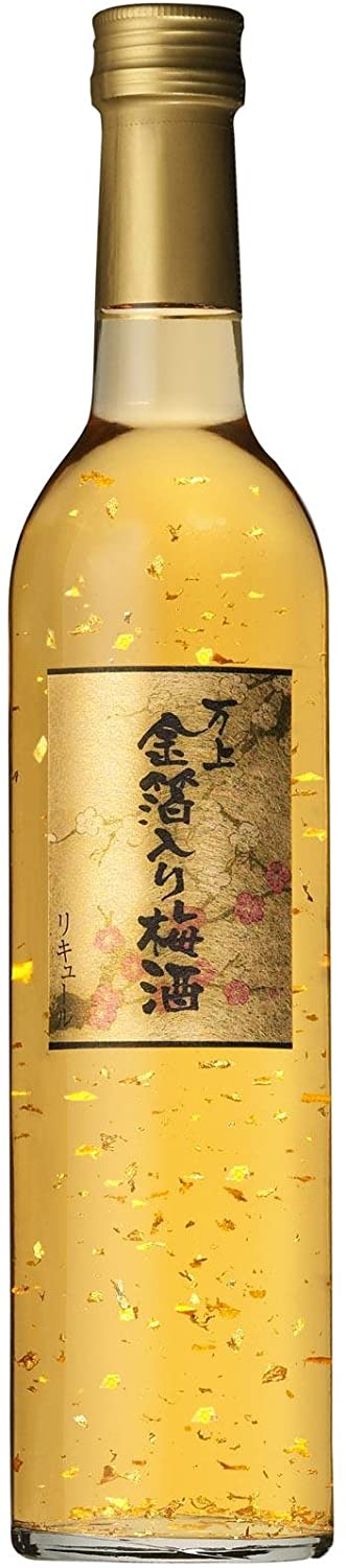 반죠 금박 매실주 500ml <br><small>万上 金箔入り梅酒 500ml</small>