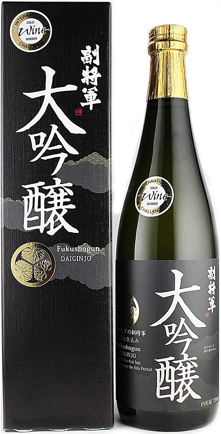 금상수상] 다이긴죠 야마타시니카미 40%  후쿠쇼쿤 720ml<br><small>[副将軍] 金賞受賞 大吟醸 日本酒 山田錦 精米歩合40% 辛口 すっきり まろやか 華やかな芳香 茨城の地酒 720ml</small>