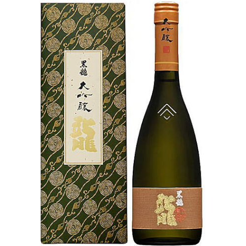 코쿠류우 다이긴죠 류<br><small> 黒龍酒造 黒龍 大吟醸  龍 箱付き</small>